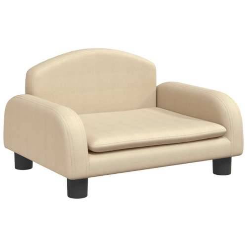Krevet za pse krem 50x40x30 cm od tkanine - Krema 50 x 40 x 30 cm tkanina Cijena