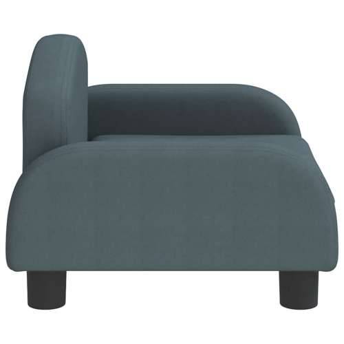 Krevet za pse tamnosivi 50 x 40 x 30 cm od tkanine - Tamno siva 50 x 40 x 30 cm tkanina Cijena