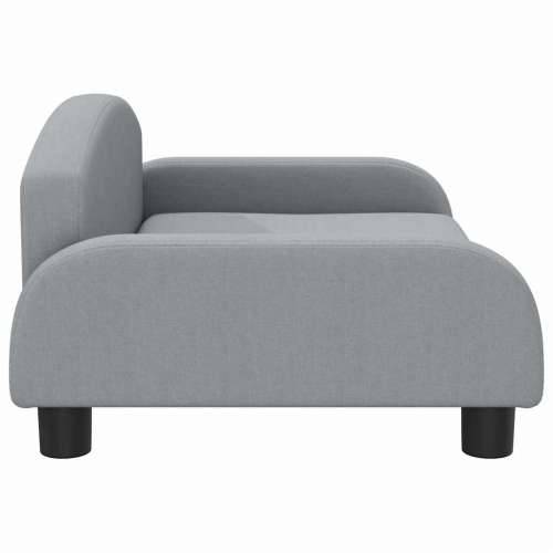 Krevet za pse svjetlosivi 70 x 45 x 30 cm od tkanine - Svjetlosiva 70 x 45 x 30 cm tkanina Cijena