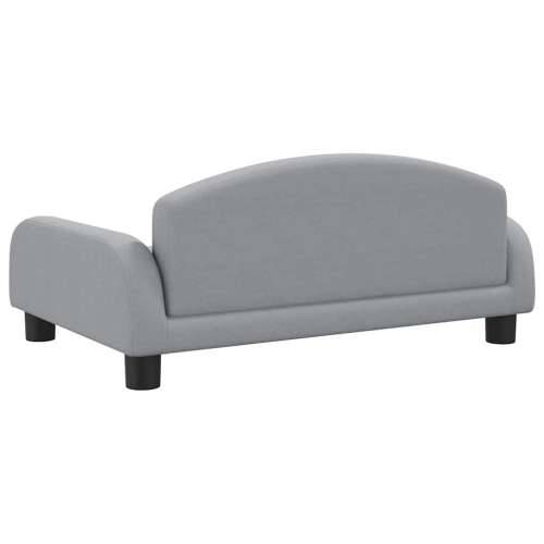 Krevet za pse svjetlosivi 70 x 45 x 30 cm od tkanine - Svjetlosiva 70 x 45 x 30 cm tkanina Cijena