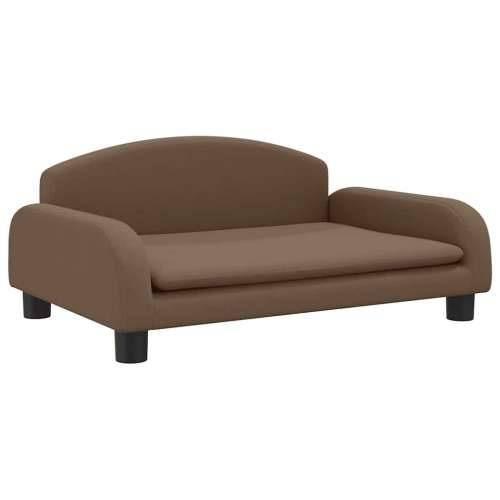 Krevet za pse smeđi 70 x 45 x 30 cm od tkanine - Smeđa 70 x 45 x 30 cm tkanina Cijena