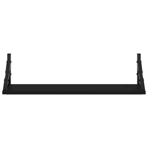 Zidne police 2 kom crne 60 x 15 x 15,5 cm - Crna 60 x 15 x 15.5 cm 2 1 Cijena