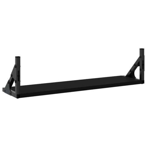 Zidne police 2 kom crne 60 x 15 x 15,5 cm - Crna 60 x 15 x 15.5 cm 2 1 Cijena