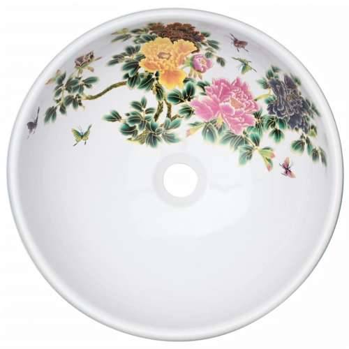 Nadgradni Lavabo - Umivaonik raznobojni okrugli Φ 41 x 14 cm keramički Cijena