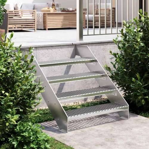 Rešetkasta stepenica 80 x 24 x 7 cm od pocinčanog čelika - 80 x 24 x 7 cm 1 Zaključano pritiskom Cijena