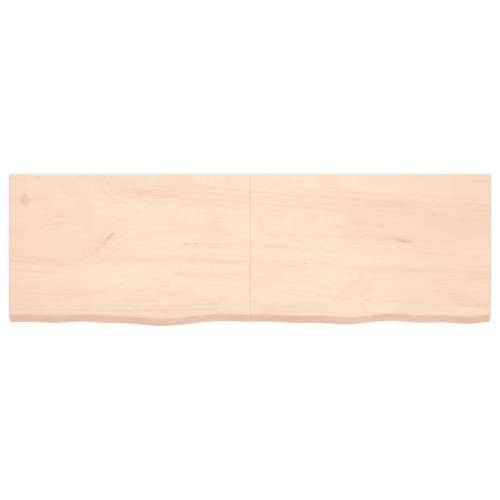 Kupaonska radna ploča 160x50x(2-4) cm netretirano masivno drvo - Prirodna 160 x 50 x 4 cm Cijena