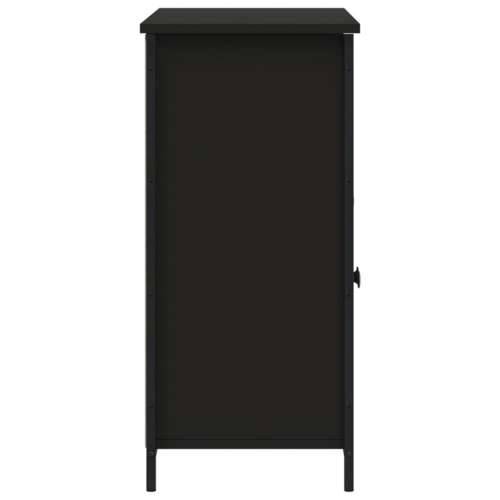 Komoda crna 100x35x75 cm od konstruiranog drva - Crna 1 Cijena