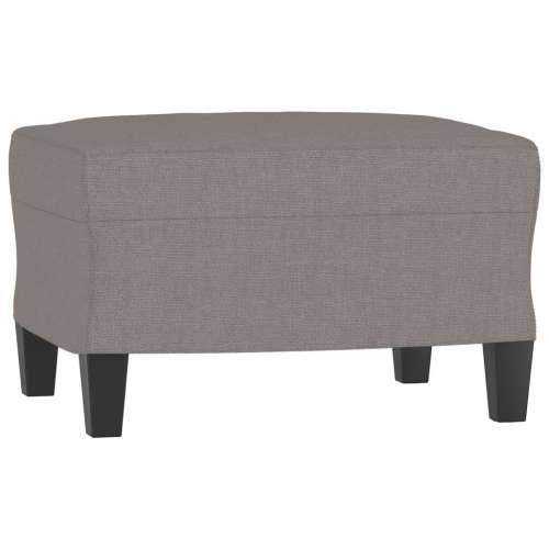 3-dijelni set sofa s jastucima smeđesivi od tkanine - Sivo-smeđa s jastučićima i tabureom Cijena