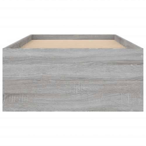 Okvir za krevet boja hrasta 75x190 cm mali za jednu osobu Sivi hrast sonoma 75 x 190 cm Cijena