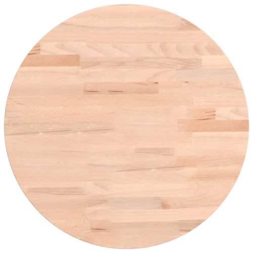Stolna ploča Ø40x1,5 cm okrugla od masivne bukovine - Svjetlosmeđa 40 x 1.5 cm 1 Cijena