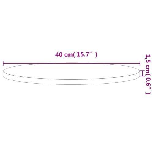 Stolna ploča Ø40x1,5 cm okrugla od masivne bukovine - Svjetlosmeđa 40 x 1.5 cm 1 Cijena