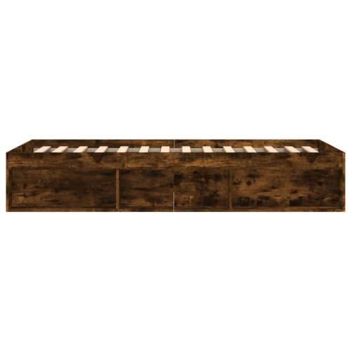 Okvir kreveta boja dimljenog hrasta 90 x 200 cm - Dimljeni hrast 90 x 200 cm Cijena