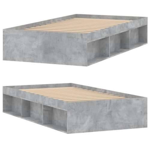 Okvir kreveta siva boja betona 90 x 190 cm - Beton siva 90 x 190 cm Cijena