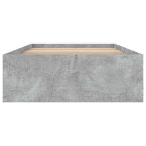 Okvir kreveta siva boja betona 90 x 190 cm - Beton siva 90 x 190 cm Cijena