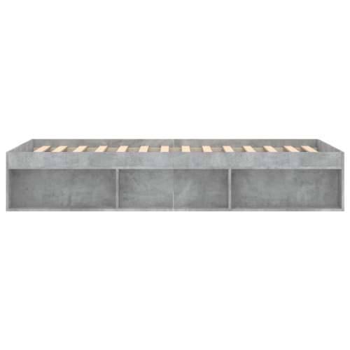 Okvir kreveta siva boja betona 90 x 190 cm - Beton siva 90 x 190 cm Cijena