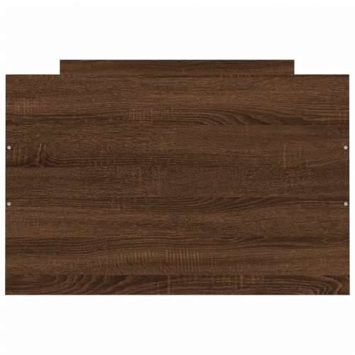 Okvir kreveta s uzglavljem i podnožjem boja hrasta 75 x 190 cm - Smeđi hrast 75 x 190 cm Cijena
