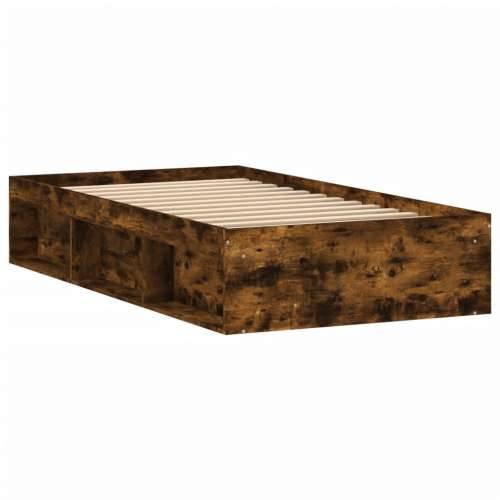 Okvir za krevet boja dimljenog hrasta 100x200 cm - Dimljeni hrast 100 x 200 cm Cijena