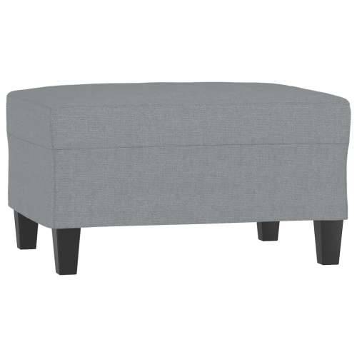 4-dijelni set sofa s jastucima svjetlosivi od tkanine - Svjetlosiva s jastucima i tabureom Cijena