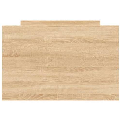 Okvir kreveta s uzglavljem i podnožjem boja hrasta 75 x 190 cm - sonoma hrast 75 x 190 cm Cijena