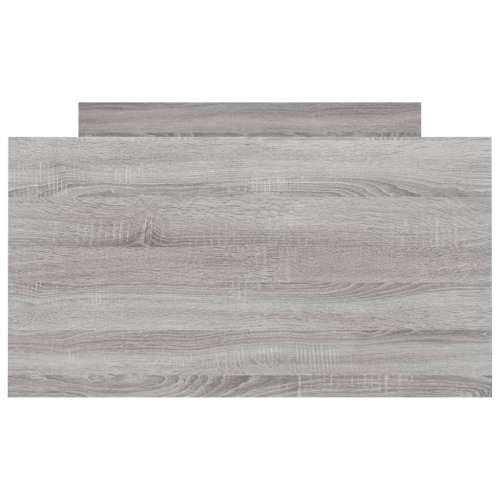 Okvir kreveta s uzglavljem i podnožjem boja hrasta 90 x 200 cm - Sivi hrast sonoma 90 x 200 cm Cijena