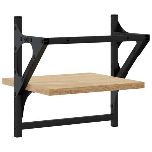 Zidne police s prečkama 2 kom boja hrasta sonome 30x25x30 cm - sonoma hrast 30 x 25 x 30 cm 2 1 Cijena