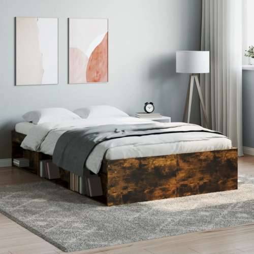 Okvir za krevet boja dimljenog hrasta 120x200 cm - Dimljeni hrast 120 x 200 cm Cijena