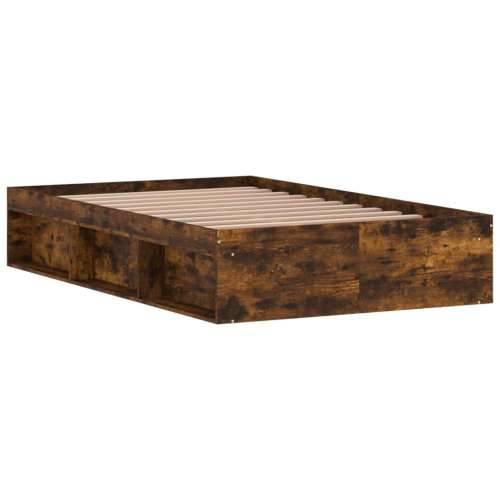 Okvir za krevet boja dimljenog hrasta 120x200 cm - Dimljeni hrast 120 x 200 cm Cijena