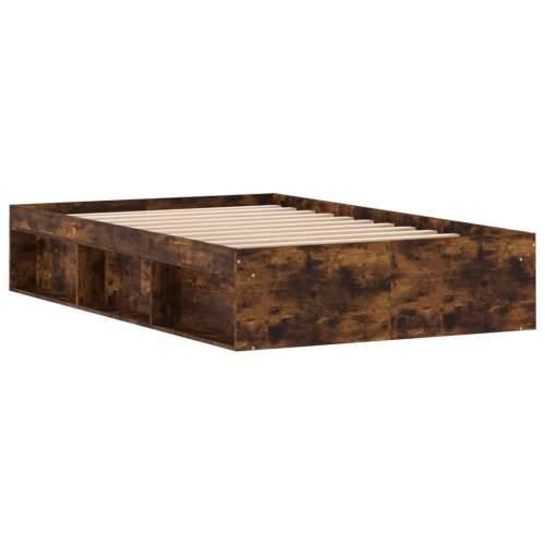 Okvir za krevet boja dimljenog hrasta 120x200 cm - Dimljeni hrast 120 x 200 cm Cijena
