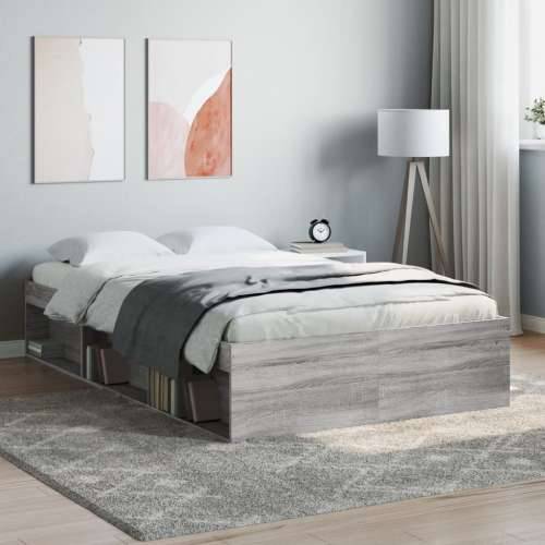 Okvir za krevet boja hrasta 120 x 200 cm - Sivi hrast sonoma 120 x 200 cm Cijena