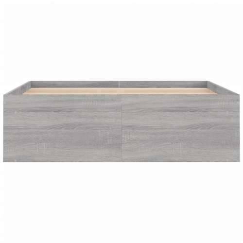 Okvir za krevet boja hrasta 120 x 200 cm - Sivi hrast sonoma 120 x 200 cm Cijena