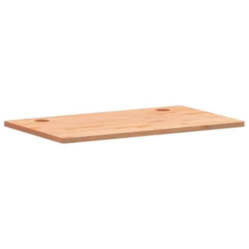 Ploča za radni stol 110 x 60 x 2,5 cm od masivne bukovine - Smeđa 110 x 60 x 2.5 cm Cijena