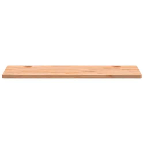 Ploča za radni stol 110 x 60 x 2,5 cm od masivne bukovine - Smeđa 110 x 60 x 2.5 cm Cijena