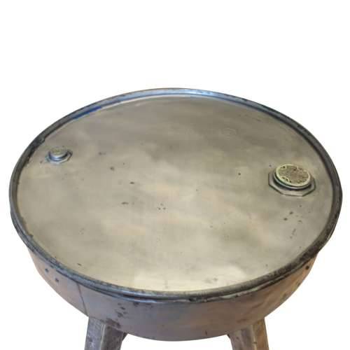 Stolić za kavu od miješanog recikliranog drva 60x45 cm srebrni - Srebrno 1 Cijena