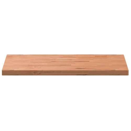 Stolna ploča 100x60x4 cm pravokutna od masivne bukovine - Smeđa 100 x 60 x 4 cm 1 Cijena