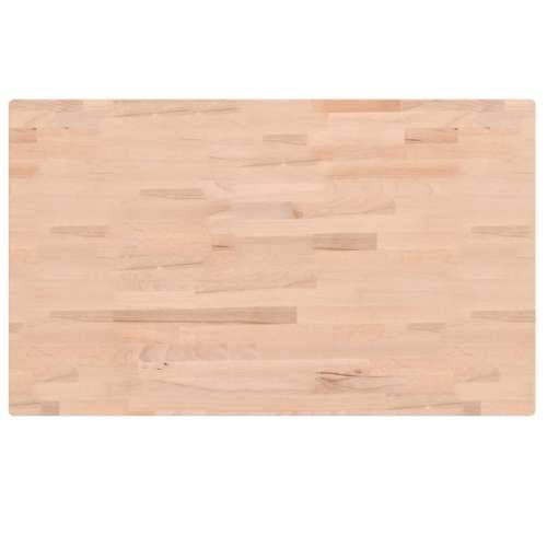 Stolna ploča 100x60x4 cm pravokutna od masivne bukovine - Prirodna 100 x 60 x 4 cm 1 Cijena