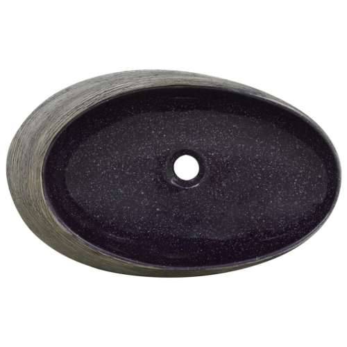 Nadgradni Lavabo - Umivaonik ljubičasto-siv ovalni 59x40x14 cm keramički - Ljubičasta 59 x 40 x 14 cm Cijena