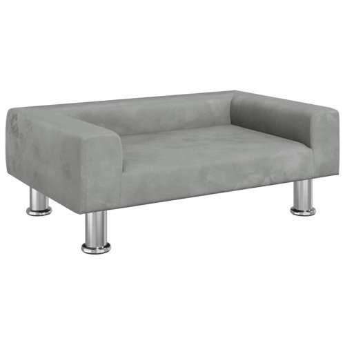 Krevet za pse svjetlosivi 70x45x26,5 cm baršunasti - Svjetlosiva 70 x 45 x 26.5 cm Cijena
