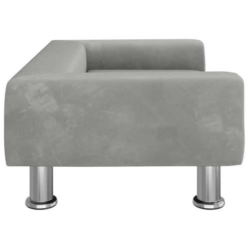 Krevet za pse svjetlosivi 70x45x26,5 cm baršunasti - Svjetlosiva 70 x 45 x 26.5 cm Cijena