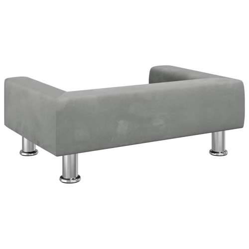 Krevet za pse svjetlosivi 70x45x26,5 cm baršunasti - Svjetlosiva 70 x 45 x 26.5 cm Cijena