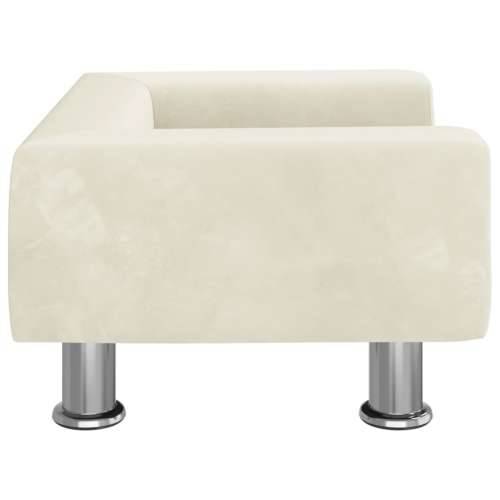 Krevet za pse krem 50x40x26,5 cm baršunasti - Krema 50 x 40 x 26.5 cm Cijena