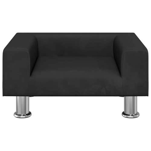 Krevet za pse crni 50x40x26,5 cm baršunasti - Crna 50 x 40 x 26.5 cm Cijena