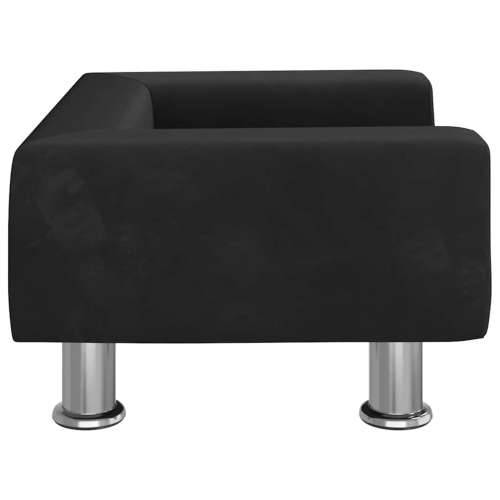 Krevet za pse crni 50x40x26,5 cm baršunasti - Crna 50 x 40 x 26.5 cm Cijena
