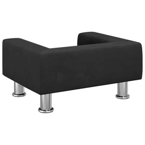 Krevet za pse crni 50x40x26,5 cm baršunasti - Crna 50 x 40 x 26.5 cm Cijena