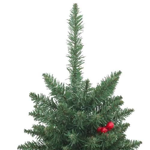 Umjetna božićna drvca 2 kom 100 LED žarulja zeleno 120 cm - Zelena 1 Cijena