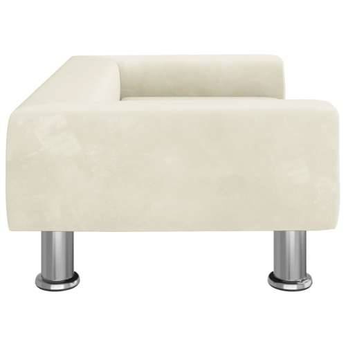 Krevet za pse krem 70x45x26,5 cm baršunasti - Krema 70 x 45 x 26.5 cm Cijena