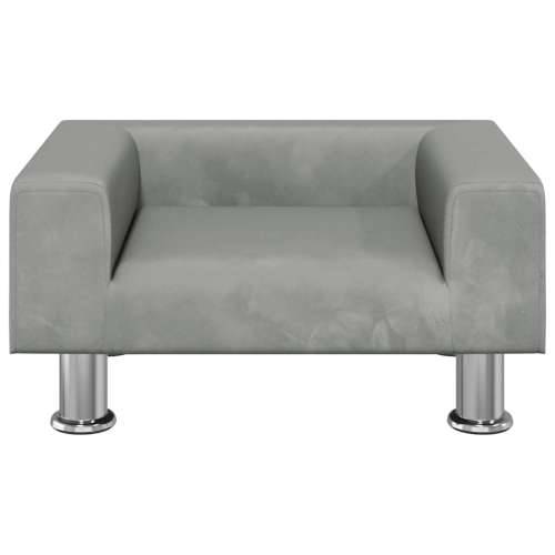 Krevet za pse svjetlosivi 50x40x26,5 cm baršunasti - Svjetlosiva 50 x 40 x 26.5 cm Cijena