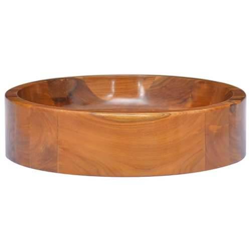 Lavabo - Umivaonik od masivne tikovine Φ 40 x 10 cm Cijena