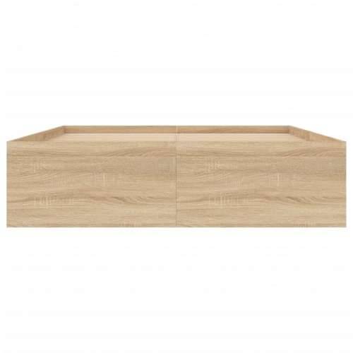 Okvir kreveta boja hrasta sonome 135 x 190 cm bračni - sonoma hrast 135 x 190 cm Cijena