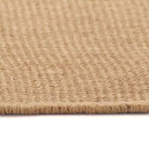 Ukrasni tepih od jute s podlogom od lateksa 160x230 cm prirodni Cijena