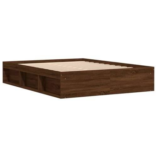 Okvir za krevet smeđi hrast 150 x 200 cm veliki bračni - Smeđi hrast 150 x 200 cm Cijena